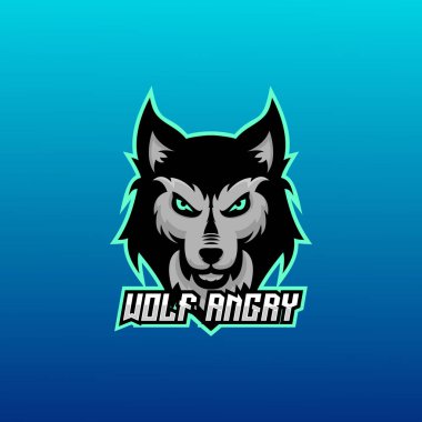 Kurt Kızgın Logo Esport Ekibi Tasarımı