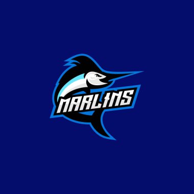 Marlins Logo Esport Tasarım Maskotu