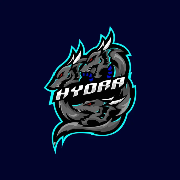 Hydra logo esport takımı oyun maskotu.