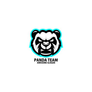 Kızgın panda logosu oyun esport takımı