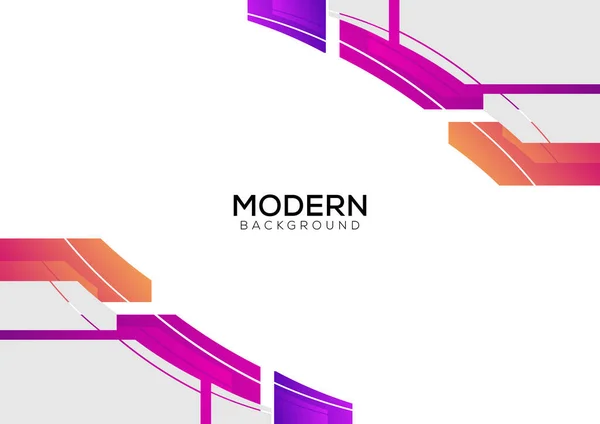 Moderne Geometrie Abstrakte Gradienten Hintergrundgestaltung — Stockvektor