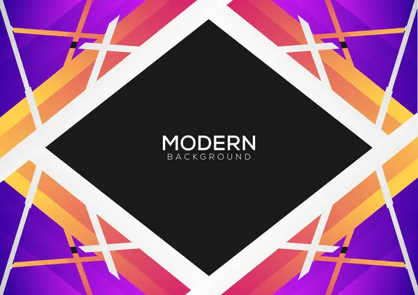Farbverlauf Bunt Modern Hintergrund Geometrie Design — Stockvektor