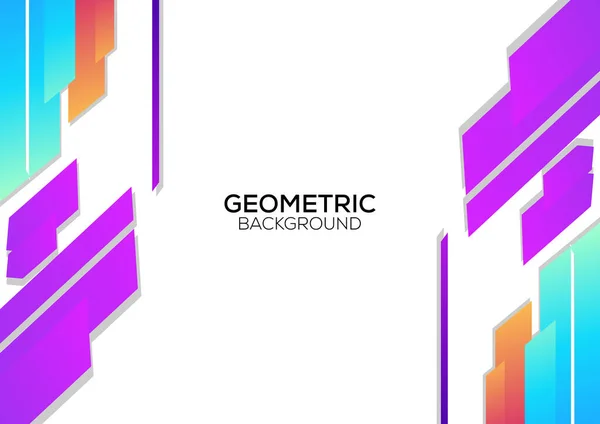 Modern Minimalist Abstract Geometric Background — Stock Vector