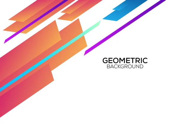Egyszerű Minimalista Geometriai Modern Háttér — Stock Vector