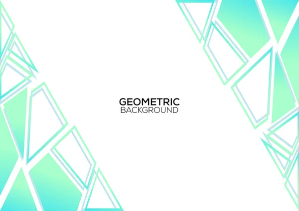 Geometrische Abstrakte Hintergrundgestaltung Farbverlauf — Stockvektor