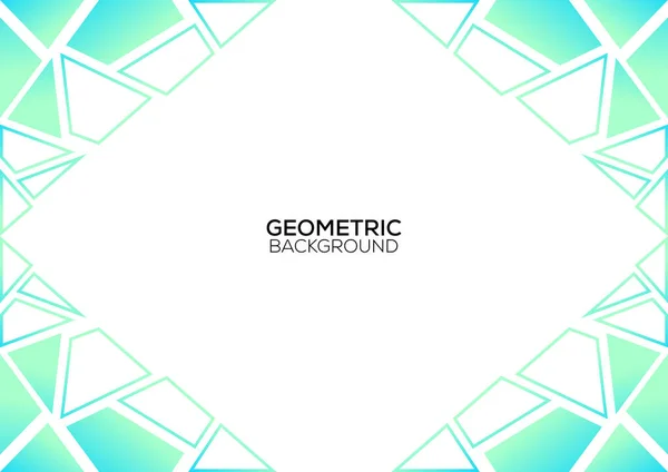 Geometrischer Hintergrund Design Farbverlauf — Stockvektor