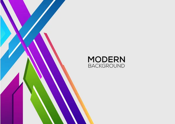 Moderne Geometrische Abstrakte Hintergrundgestaltung — Stockvektor