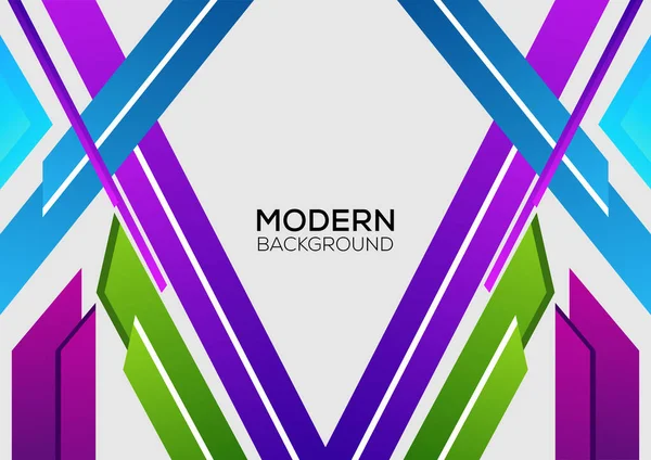 Abstrakte Moderne Geometrische Hintergrund Design Farbverlauf — Stockvektor