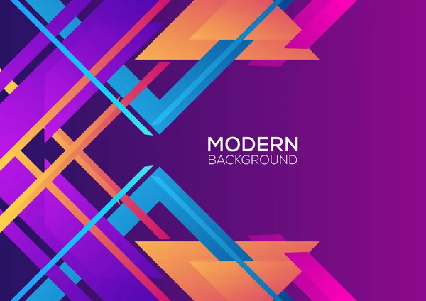 Modernes Geometrisches Design Abstrakter Hintergrund Verlauf — Stockvektor