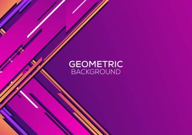 modern geometrik soyut arkaplan tasarımı gradyan mor