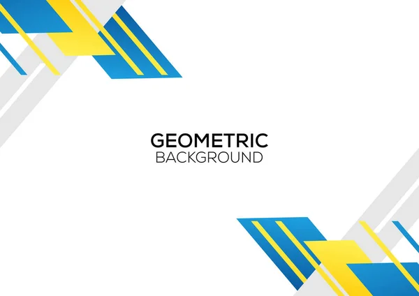 Modern Geometric Background Minimalist Design — Stock Vector