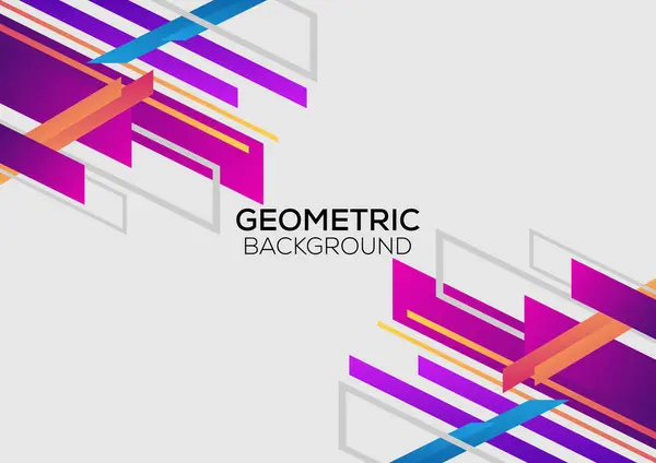 Design Moderne Minimaliste Fond Géométrique — Image vectorielle