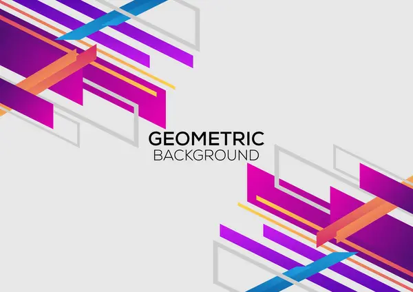 Design Moderno Fundo Geométrico Minimalista — Vetor de Stock