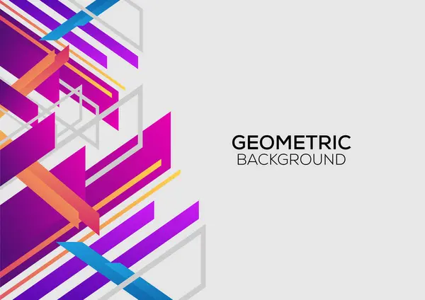 Línea Fondo Moderno Diseño Geométrico Minimalista — Vector de stock