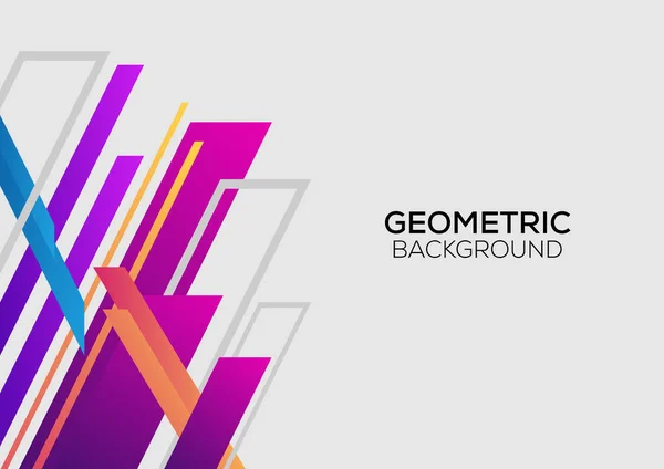 Design Fundo Geométrico Minimalista Moderno — Vetor de Stock