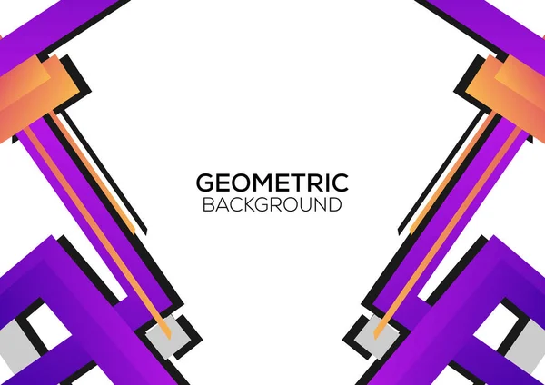 Modernes Geometrisches Design Kreativer Hintergrund — Stockvektor