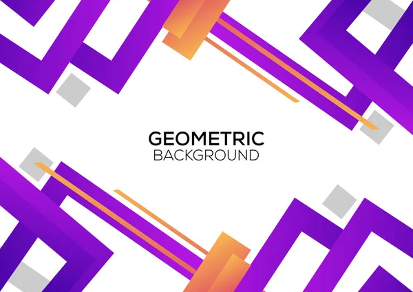 Design Moderne Élégant Fond Géométrique — Image vectorielle