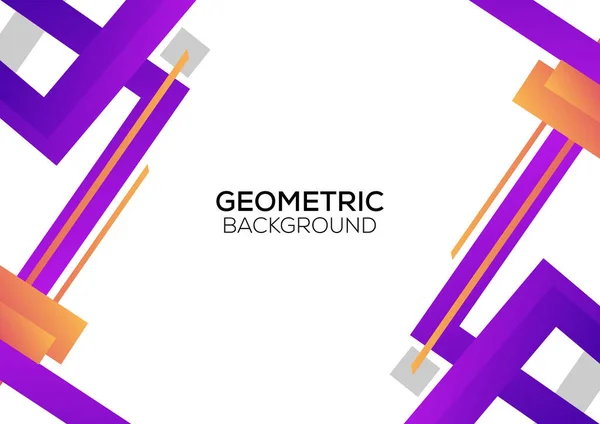 Ligne Dégradé Conception Fond Géométrique Moderne — Image vectorielle