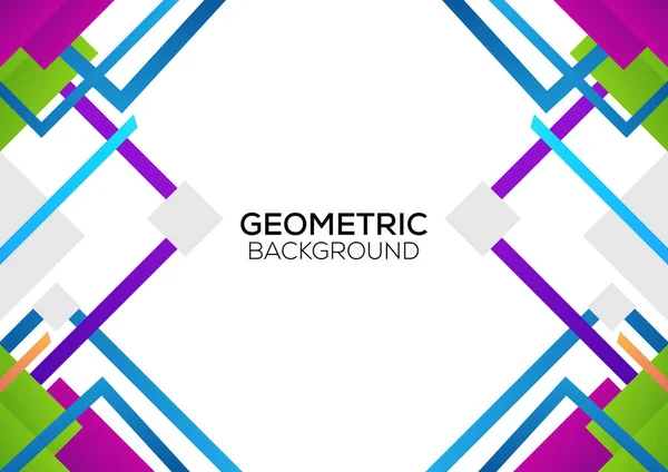 Design Fundo Geométrico Moderno Cor Linha Gradiente Minimalista — Vetor de Stock