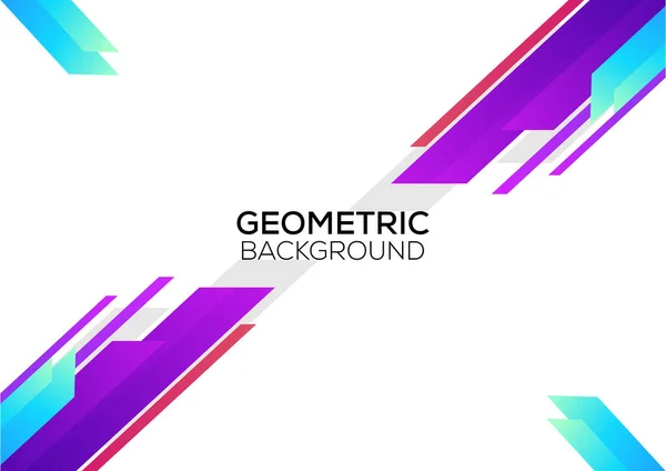 Modernes Geometrisches Hintergrunddesign — Stockvektor
