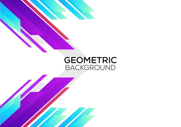 Minimalistische Moderne Hintergrundgestaltung Geometrischer Farbverlauf — Stockvektor