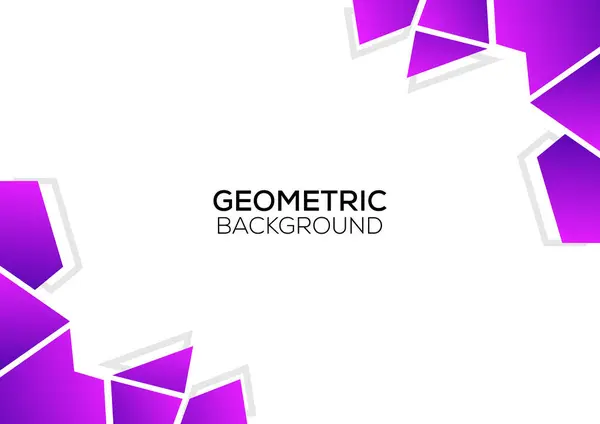 Gradiente Geométrico Cor Fundo Design Abstrato — Vetor de Stock
