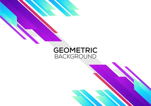 Geométrica Design Fundo Moderno Cor Gradiente Abstrato — Vetor de Stock