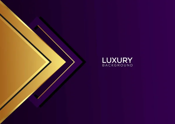 Luxus Mit Lila Farbverlauf Hintergrunddesign Modern — Stockvektor