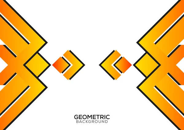 Gradient Géométrique Fond Design Minimaliste — Image vectorielle