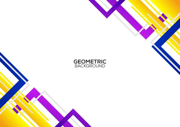 Dégradé Géométrique Conception Fond Moderne — Image vectorielle