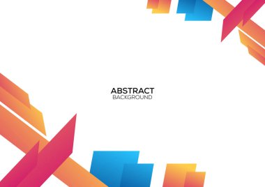 modern gradyan geometrik soyut tasarım