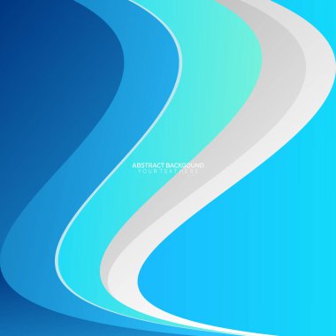 Mavi dalga vektör tasarımı