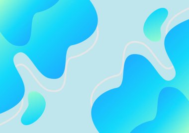 eğri ile soyut mavi arkaplan