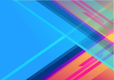 soyut geometrik renkli arkaplan şablonu