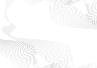 Soyut dalga beyaz arka plan