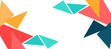 Kağıt kesiği arka planı olan geometrik