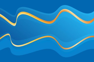 sıvı dalgalı mavi ve sarı arkaplan