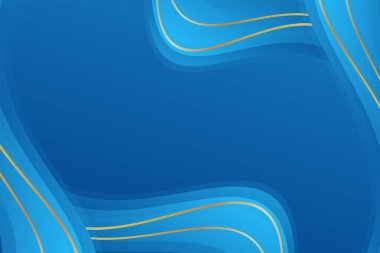 Modern zarif mavi dalga arkaplan tasarımı