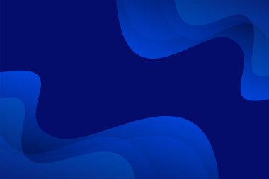 Mavi dalga akış şekilli zarif soyut arkaplan