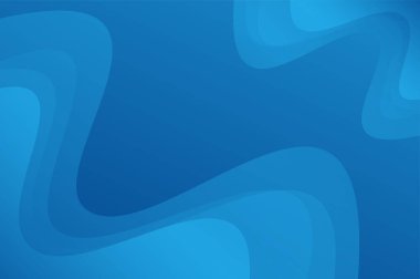 Pürüzsüz mavi dalgalı arkaplan tasarımı