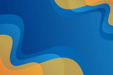 soyut akışkan mavi ve sarı arkaplan tasarımı