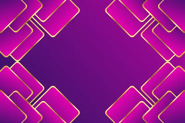 altın çizgi geometrik arkaplan tasarımlı mor