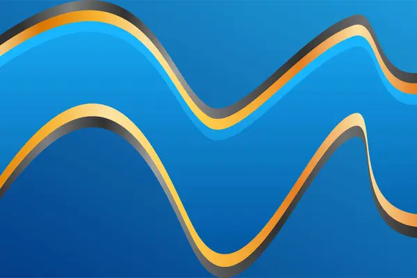 Modern zarif mavi dalga arkaplan tasarımı