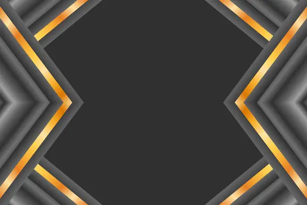 Lüks dekoratif köşe kenarı siyah arkaplan