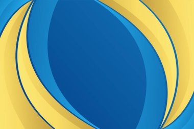 Zarif altın elementler vektör illüstrasyonlu mavi soyut arkaplan tasarımı