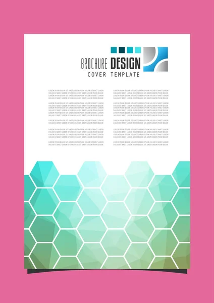 Annual Report Design Template — Stock Photo, Image