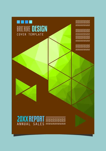 Plantilla Diseño Del Informe Anual — Foto de Stock