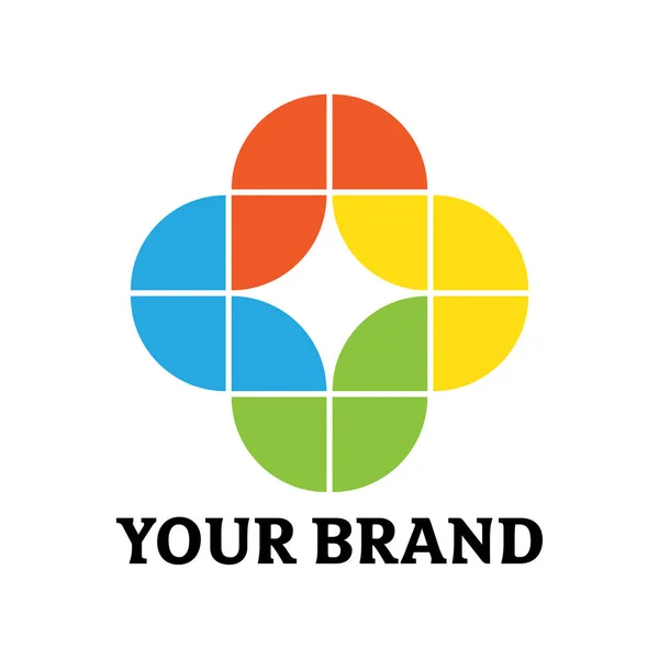 Wektor Abstrakcyjny Szablon Projektu Logo Abstrakcyjna Ikona Marki Marki Tożsamości — Zdjęcie stockowe
