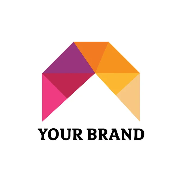 Ilustración Vectorial Logotipo Moderno Casa —  Fotos de Stock