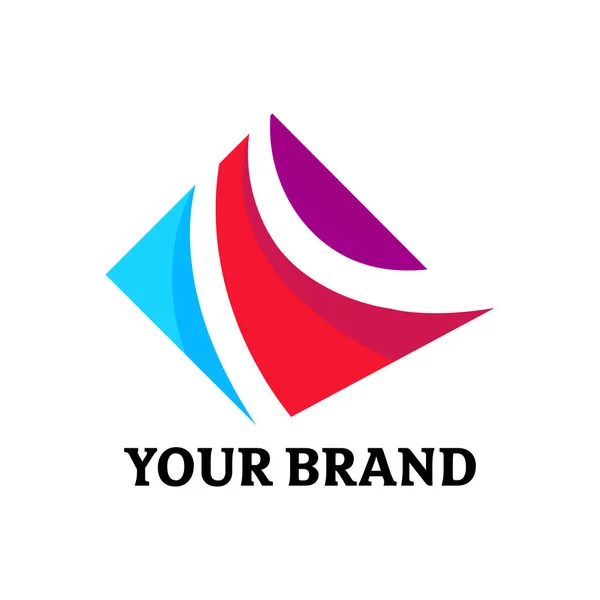 Abstrakte Logo Design Vorlage Mit Pfeil Vektorillustration — Stockfoto